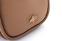 Lucky Bees Bolsa de Hombro Visón, Cuero de Polivinilo, Bolso Elegante para Mujer, 28x9x21 cm
